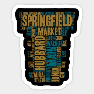 Springfield Klutho Cross Streets Sticker